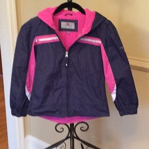 Girls Lined Zip Up Jacket